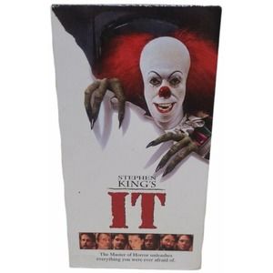 Stephen King's IT VHS 1990 2 Tape Set Horror
